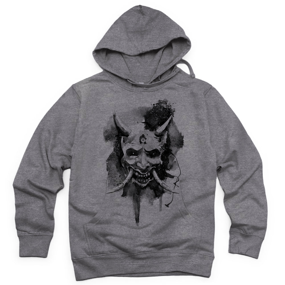 Japanese Hannya Mask Printed Hoodie