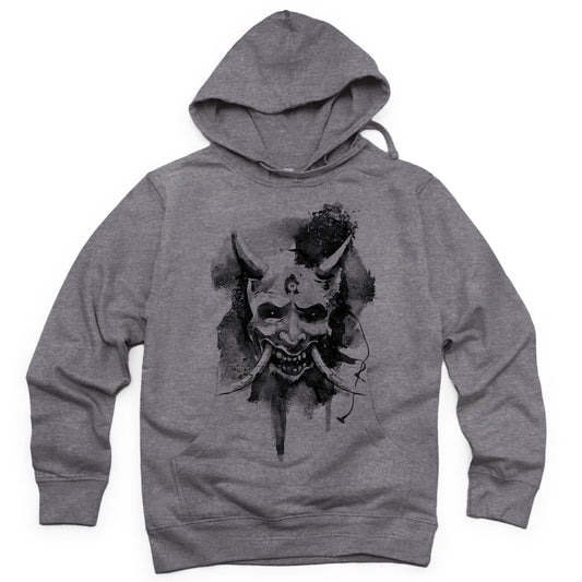 Japanese Hannya Mask Printed Hoodie