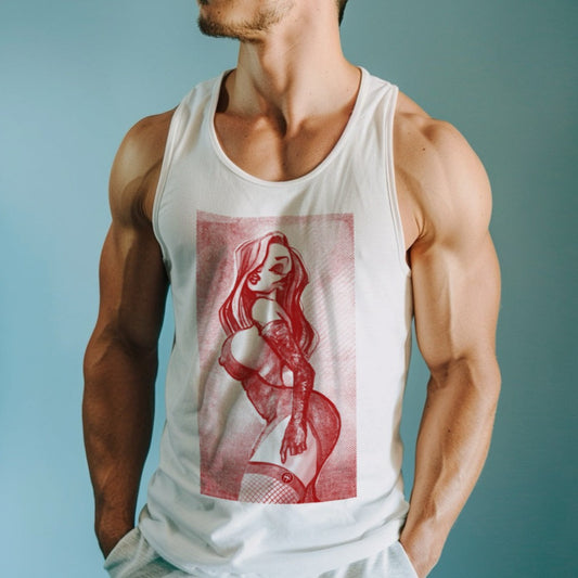 Mrs. Rabbit Pin-Up: Spicy Allure Tank Top