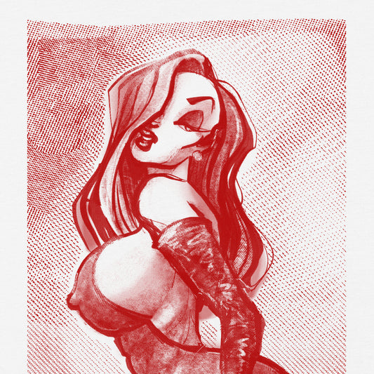 Mrs. Rabbit Pin-Up: Spicy Allure T-Shirt