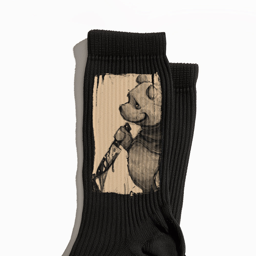 Killer Pooh Crew Socks