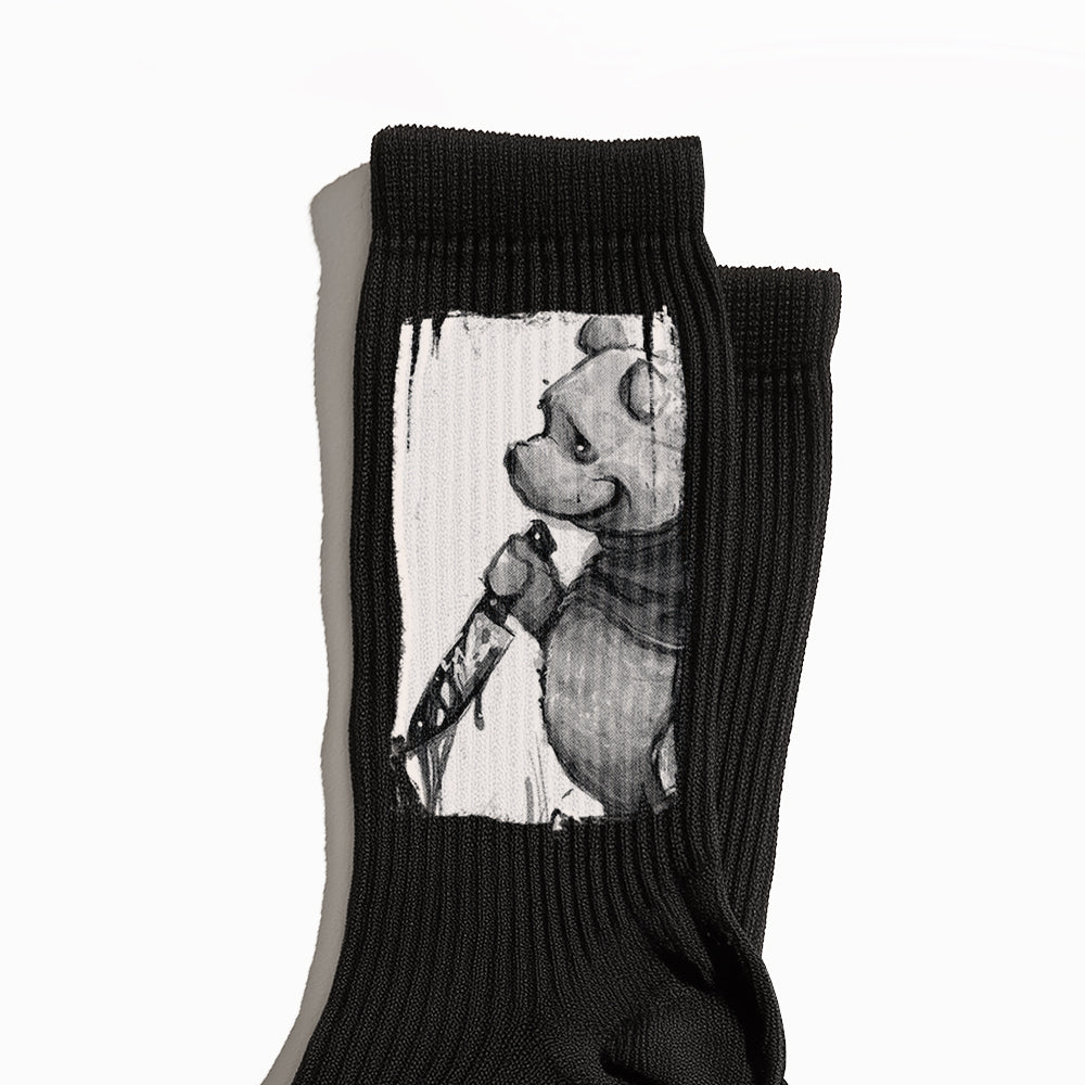 Killer Pooh Crew Socks