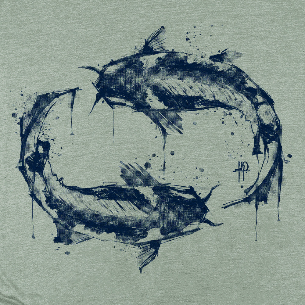 Koi Fish Pair: Serene Elegance T-Shirt