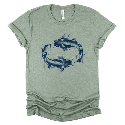 Koi Fish Pair: Serene Elegance T-Shirt