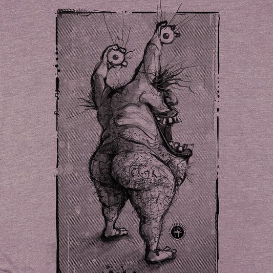 Krumm's Butt: Aaahh!!! Real Hairy T-Shirt