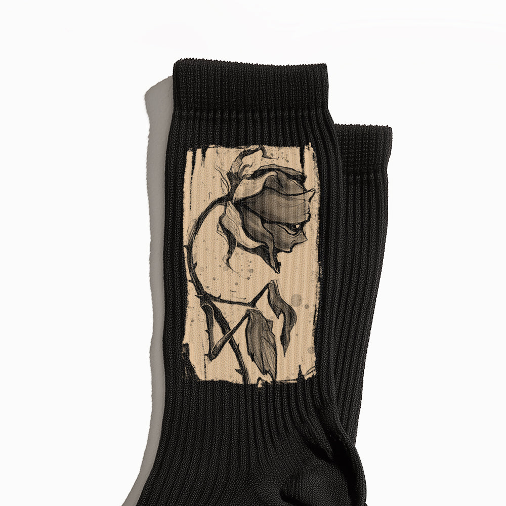 Lamenting Bloom Crew Socks