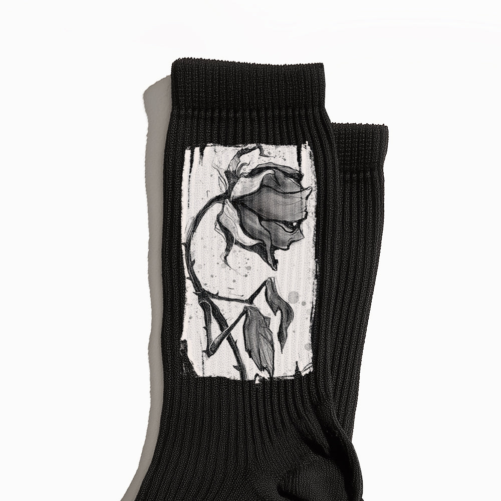 Lamenting Bloom Crew Socks