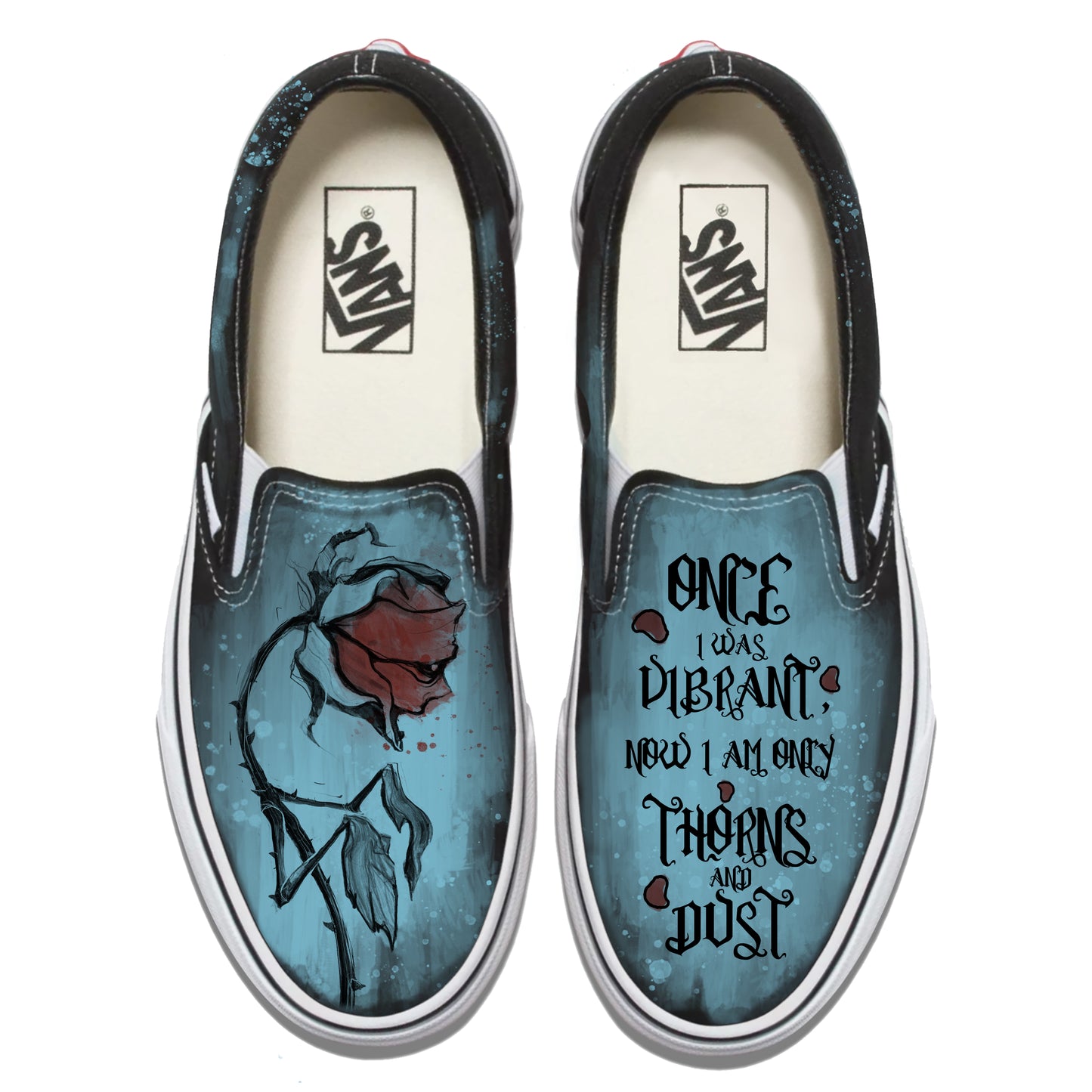 Lamenting Bloom: Capturing the Haunting Beauty Vans Slip ons