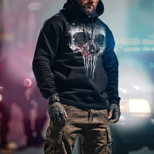 Bloody Punishment: A Vigilante's Statement Hoodie