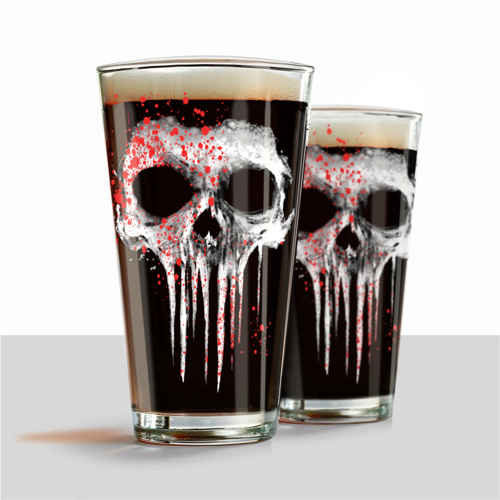 Bloody Punishment: A Vigilante's Statement UV Vinyl Pint Glass Set