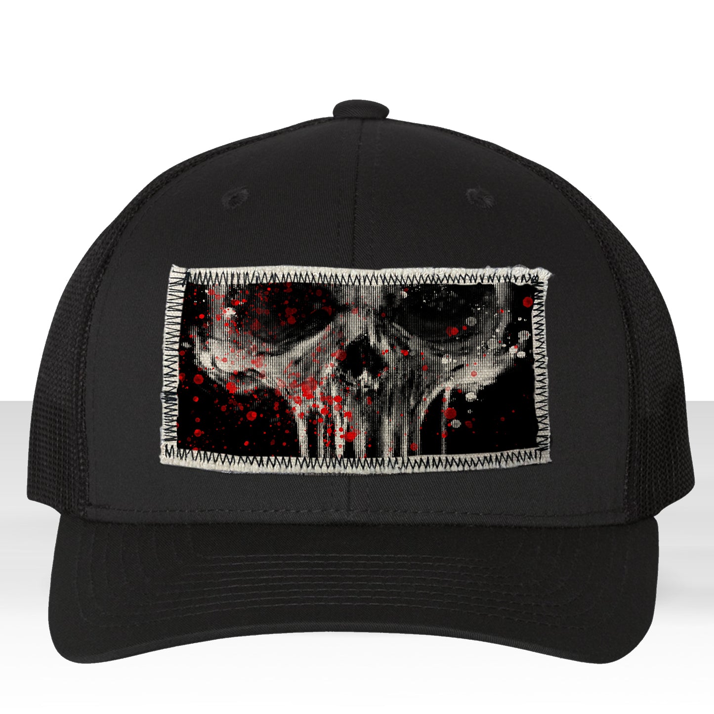 Bloody Punishment: A Vigilante's Statement Trucker Hat