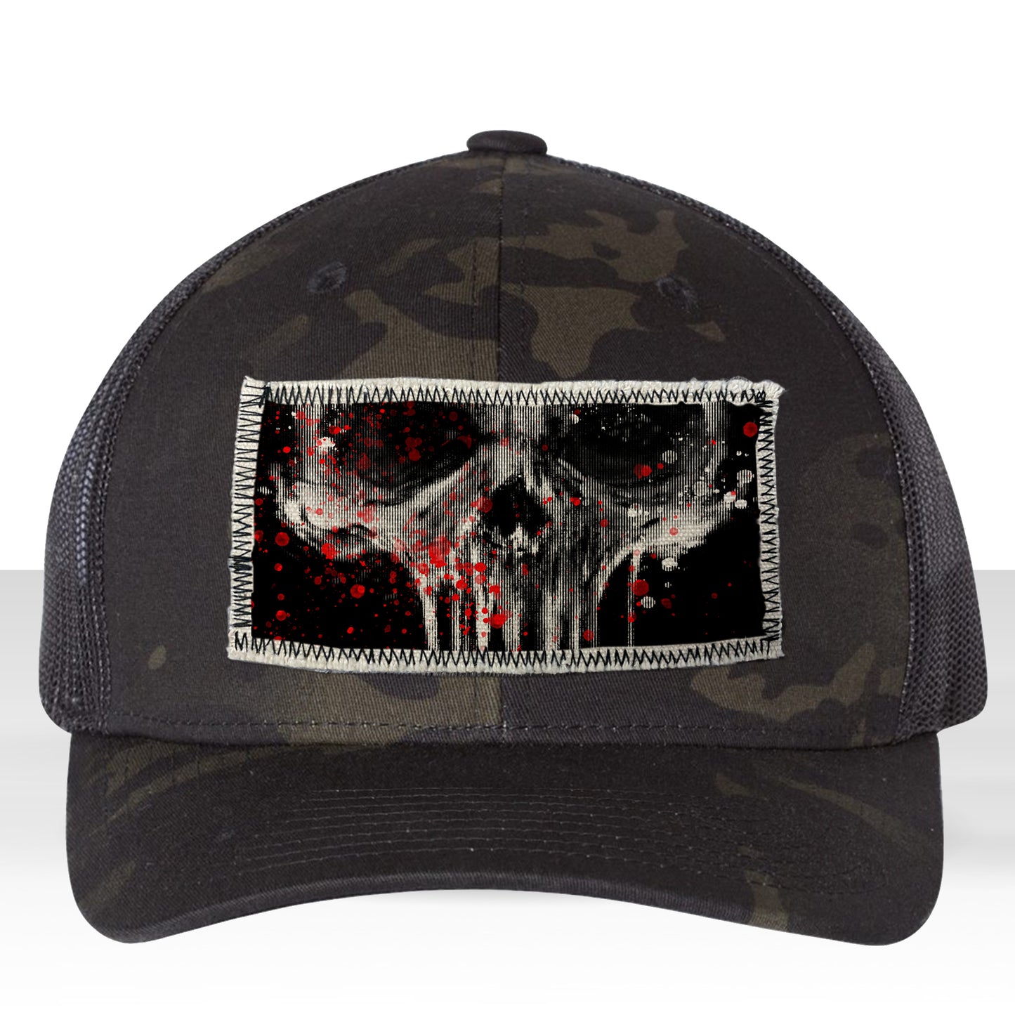 Bloody Punishment: A Vigilante's Statement Trucker Hat
