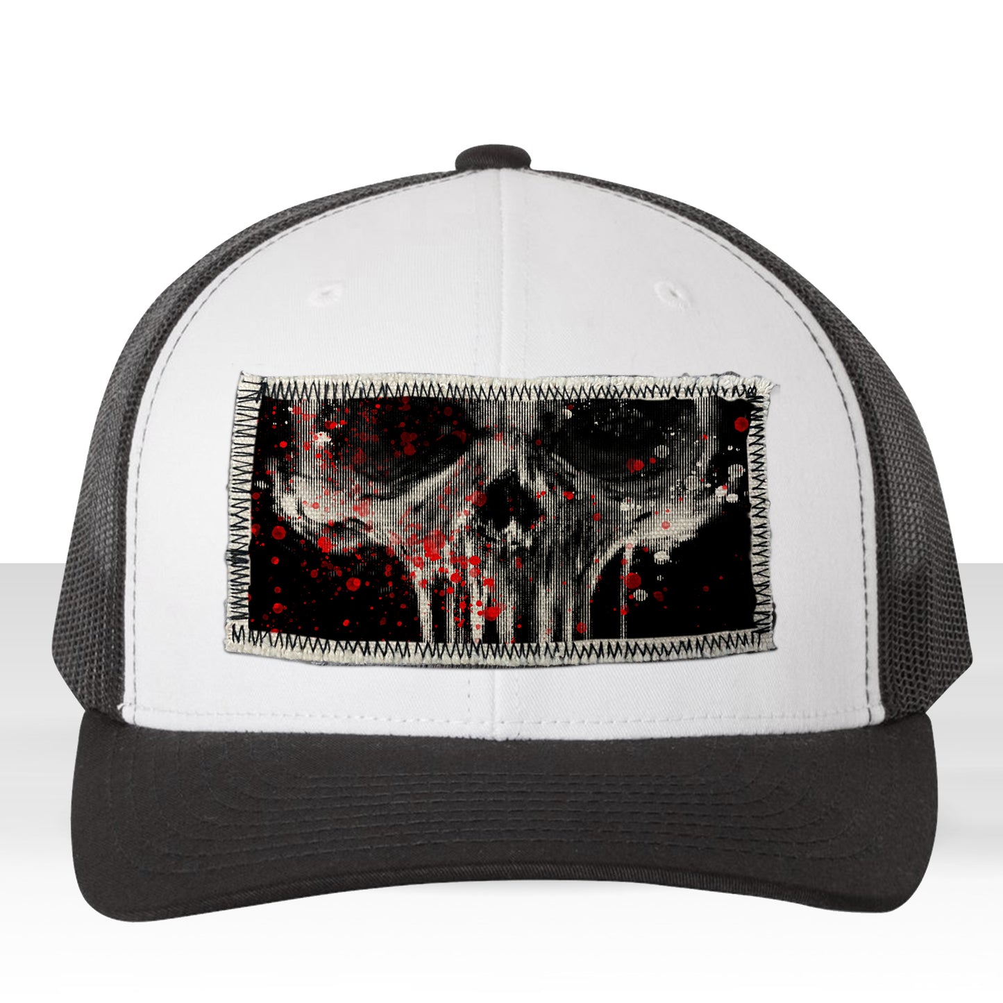 Bloody Punishment: A Vigilante's Statement Trucker Hat