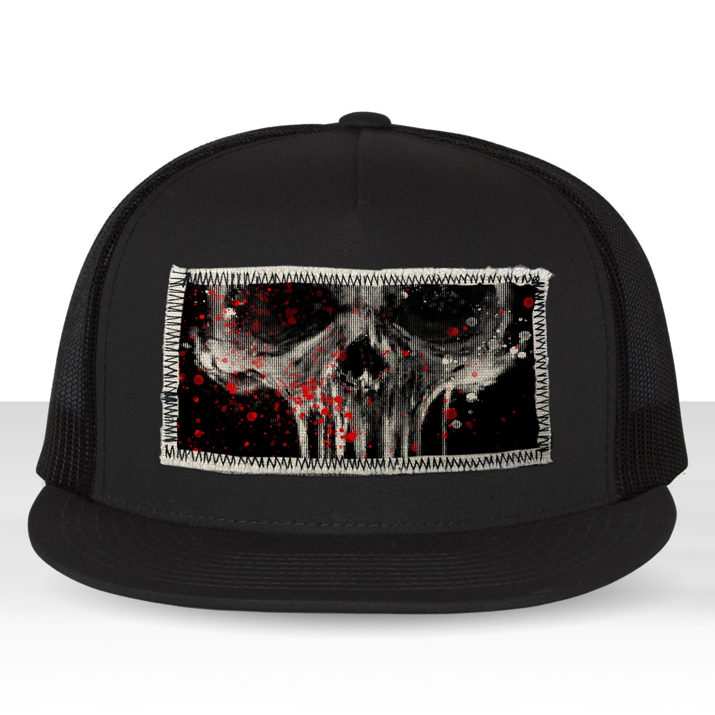 Bloody Punishment: A Vigilante's Statement Trucker Hat