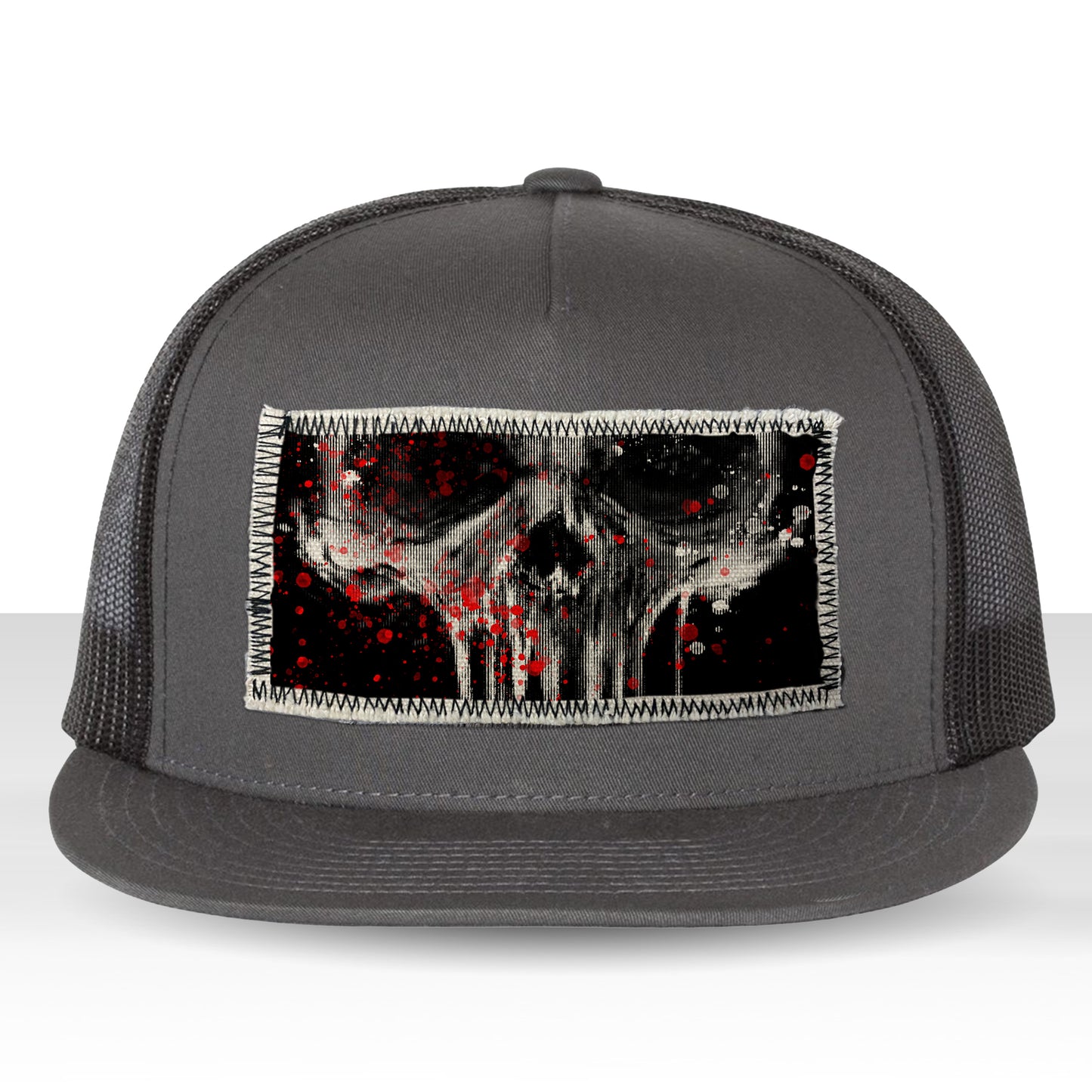 Bloody Punishment: A Vigilante's Statement Trucker Hat
