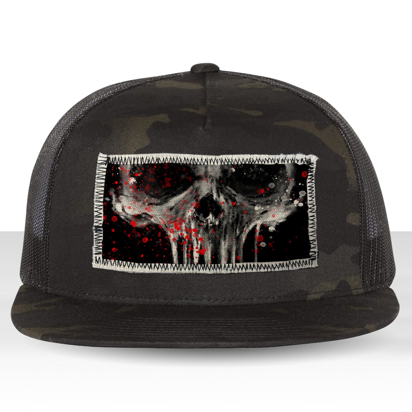 Bloody Punishment: A Vigilante's Statement Trucker Hat