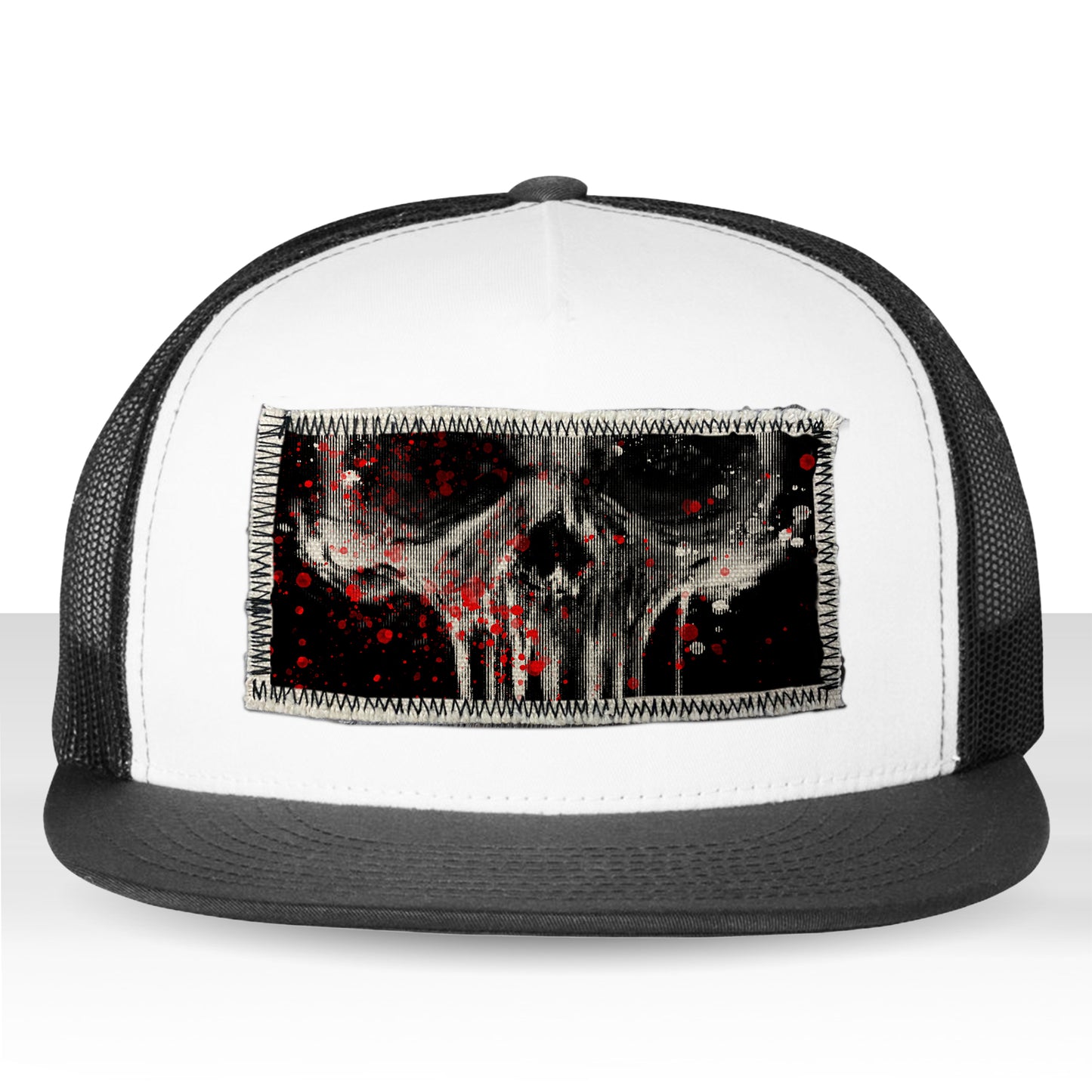 Bloody Punishment: A Vigilante's Statement Trucker Hat