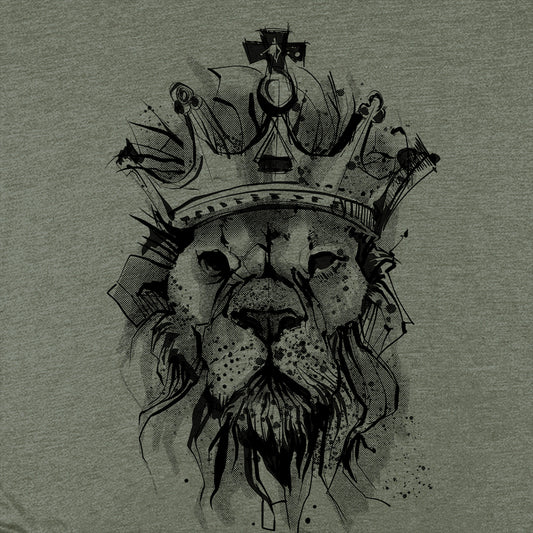 Lion Crown: Majestic Royalty T-shirt