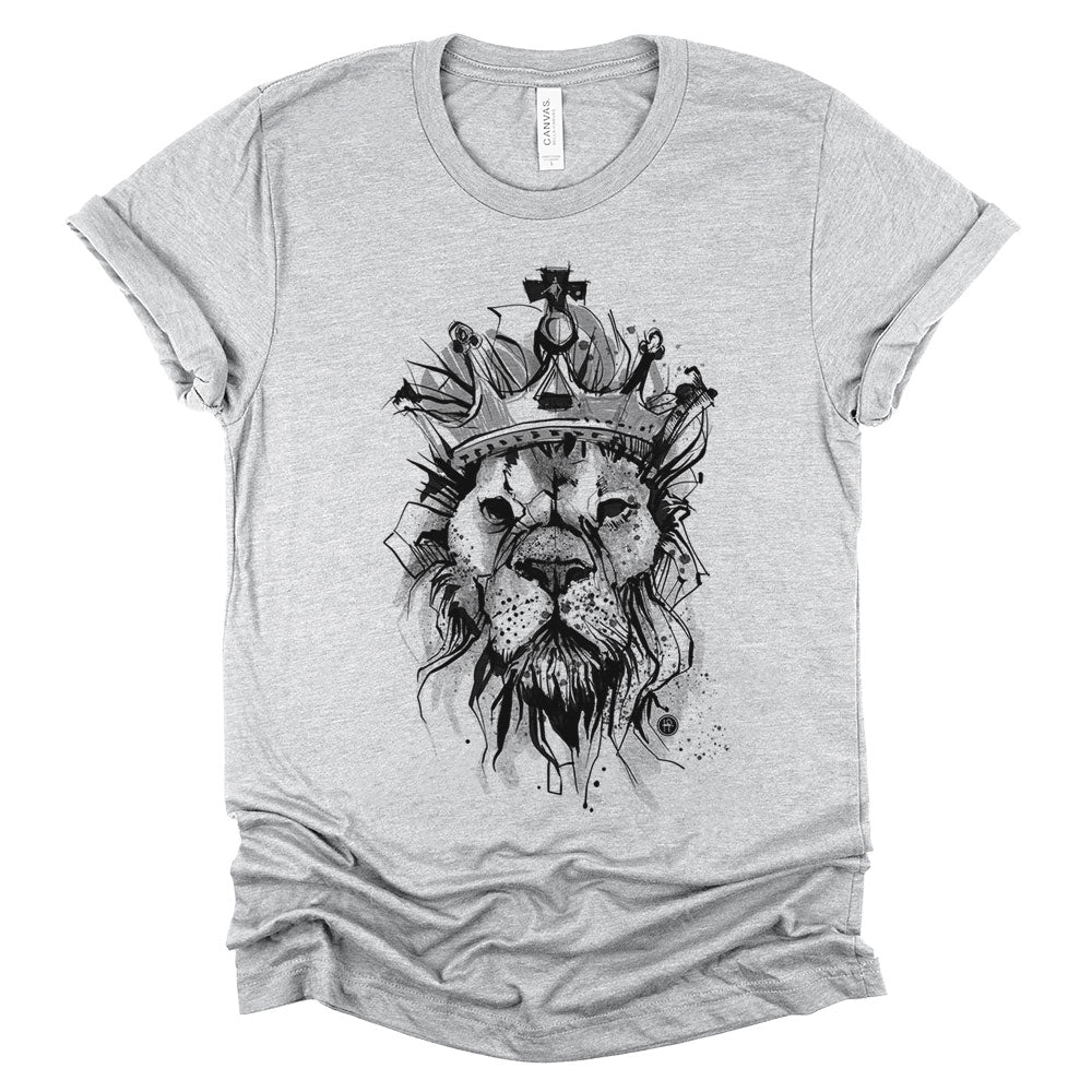 Lion Crown: Majestic Royalty T-shirt