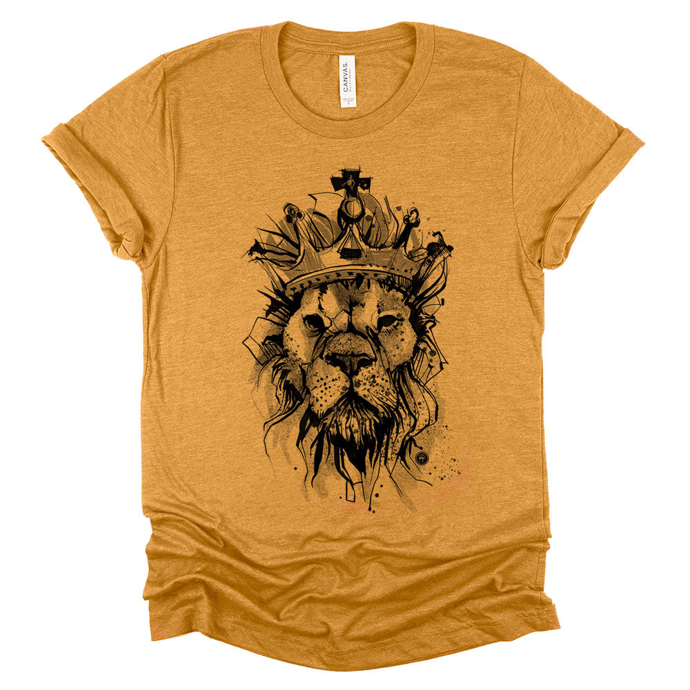 Lion Crown: Majestic Royalty T-shirt