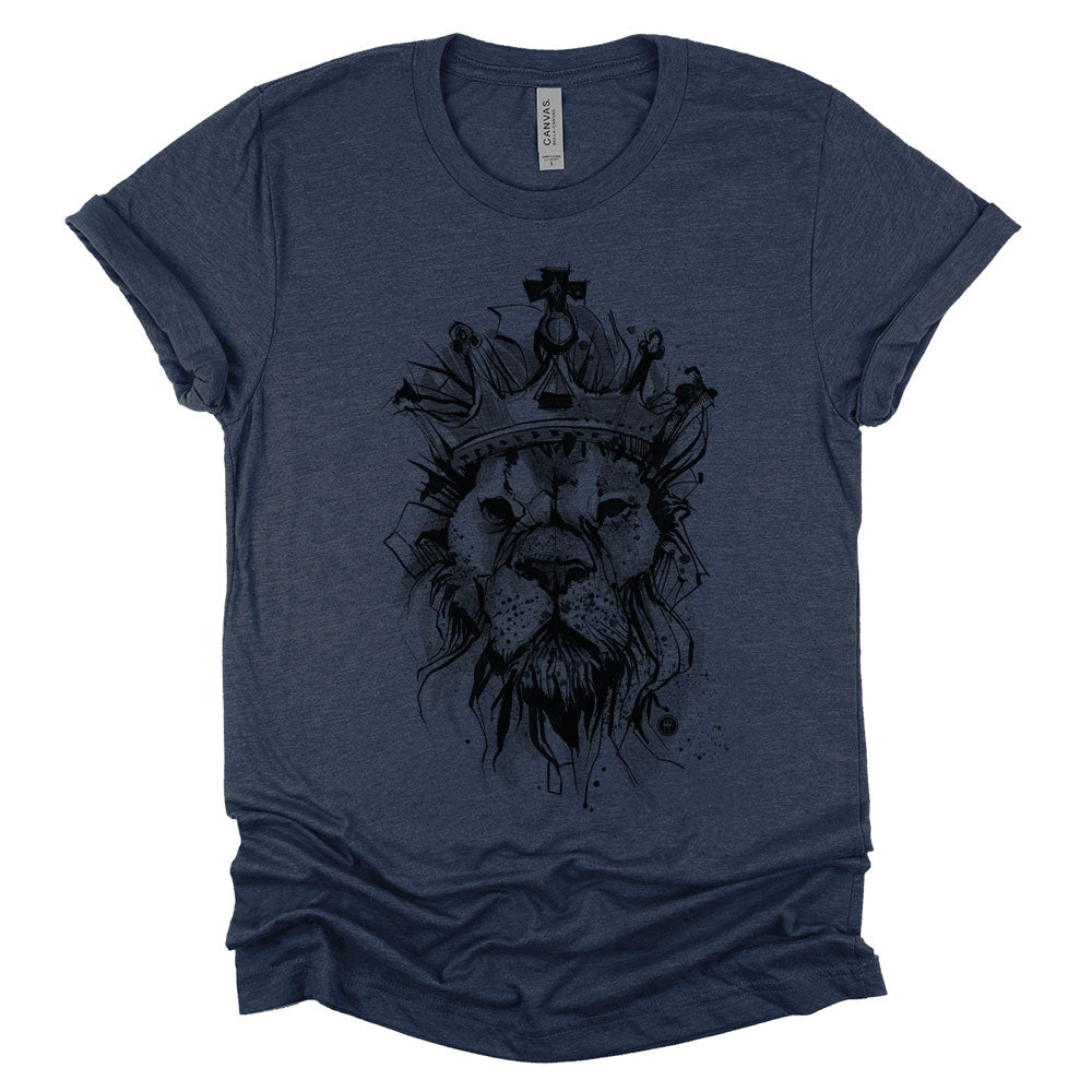 Lion Crown: Majestic Royalty T-shirt
