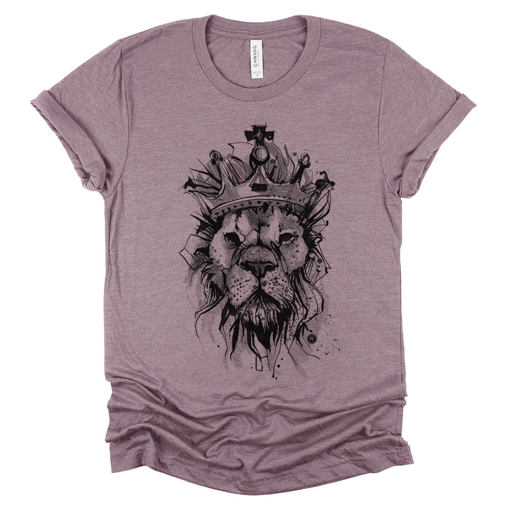 Lion Crown: Majestic Royalty T-shirt