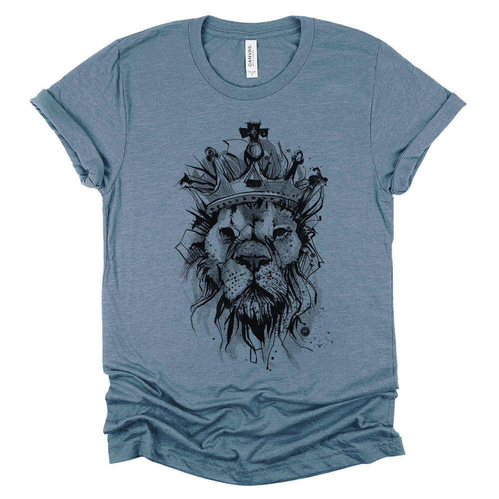 Lion Crown: Majestic Royalty T-shirt