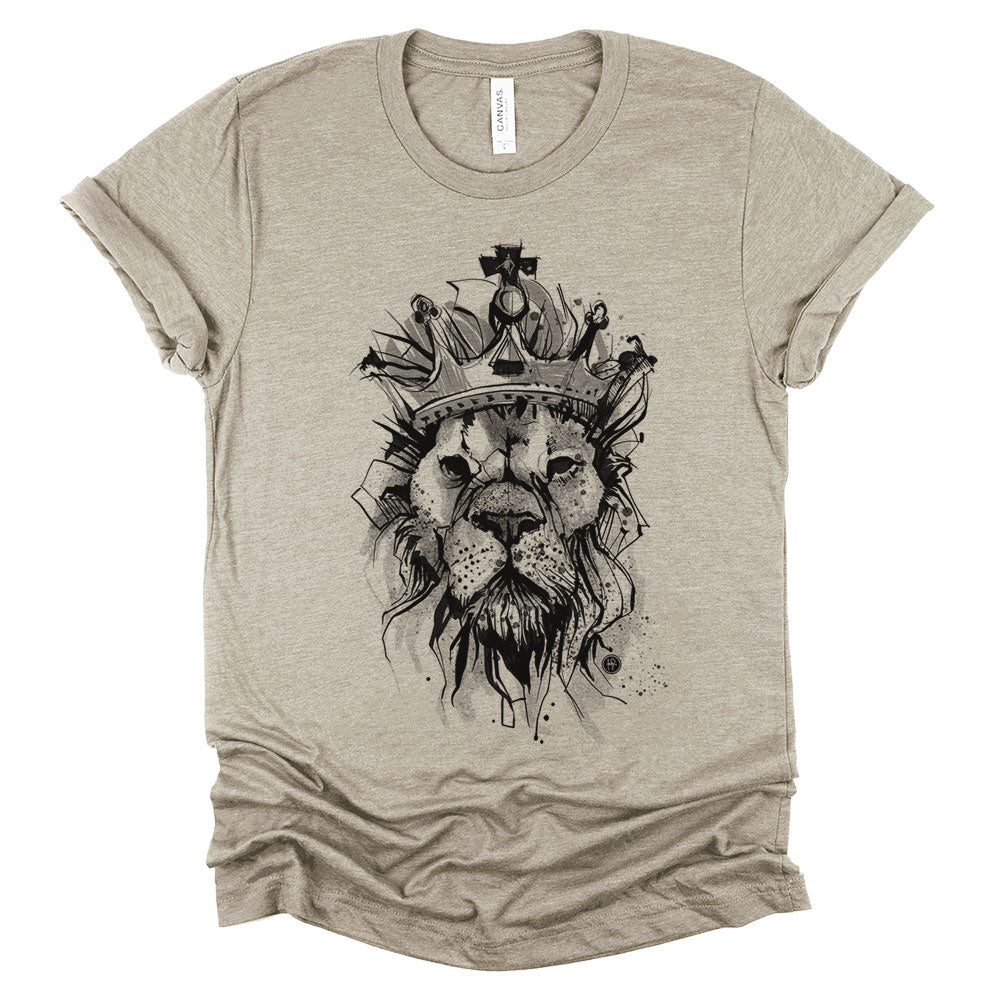Lion Crown: Majestic Royalty T-shirt