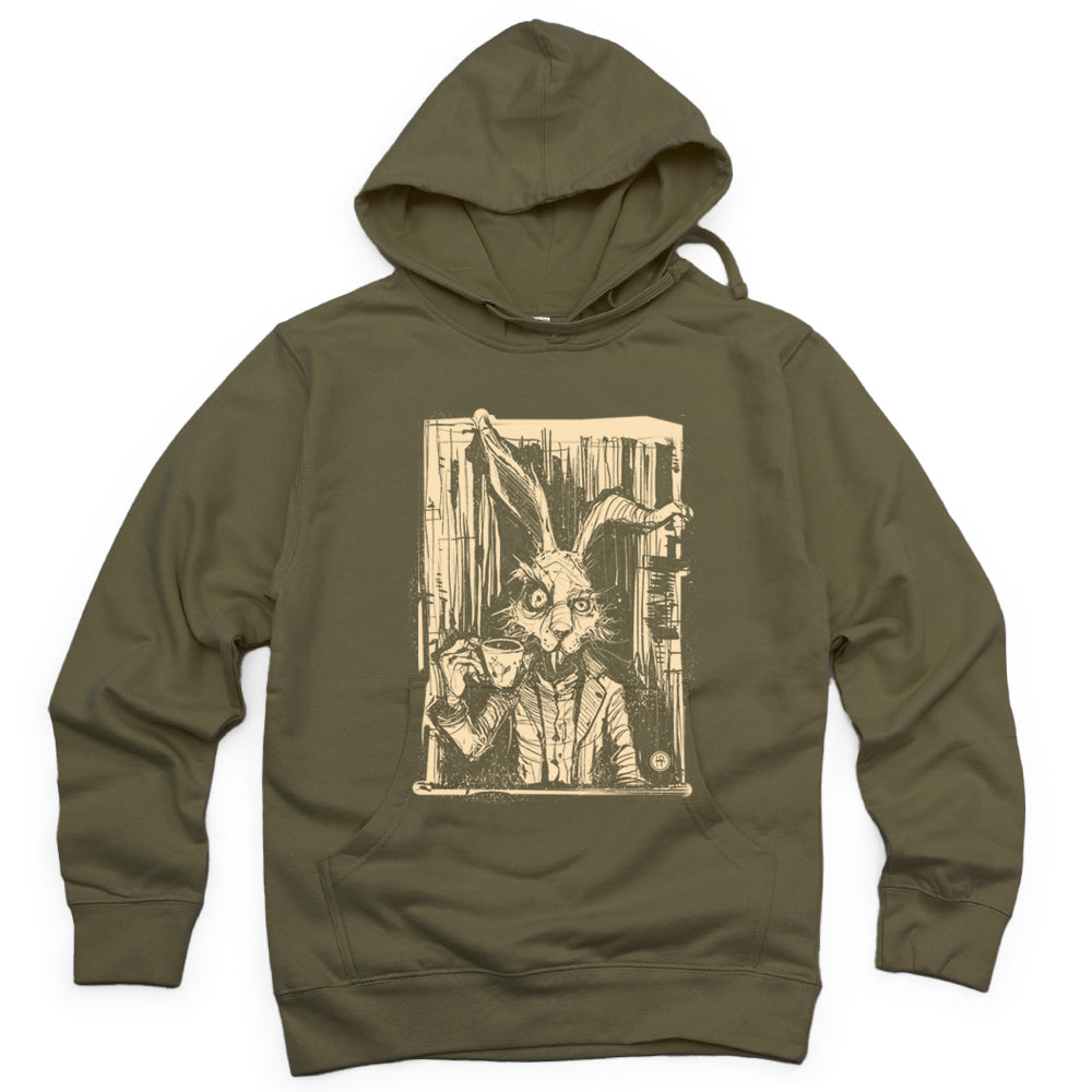 March Hare Tea Time: A Caffeinated Delight Hoodie