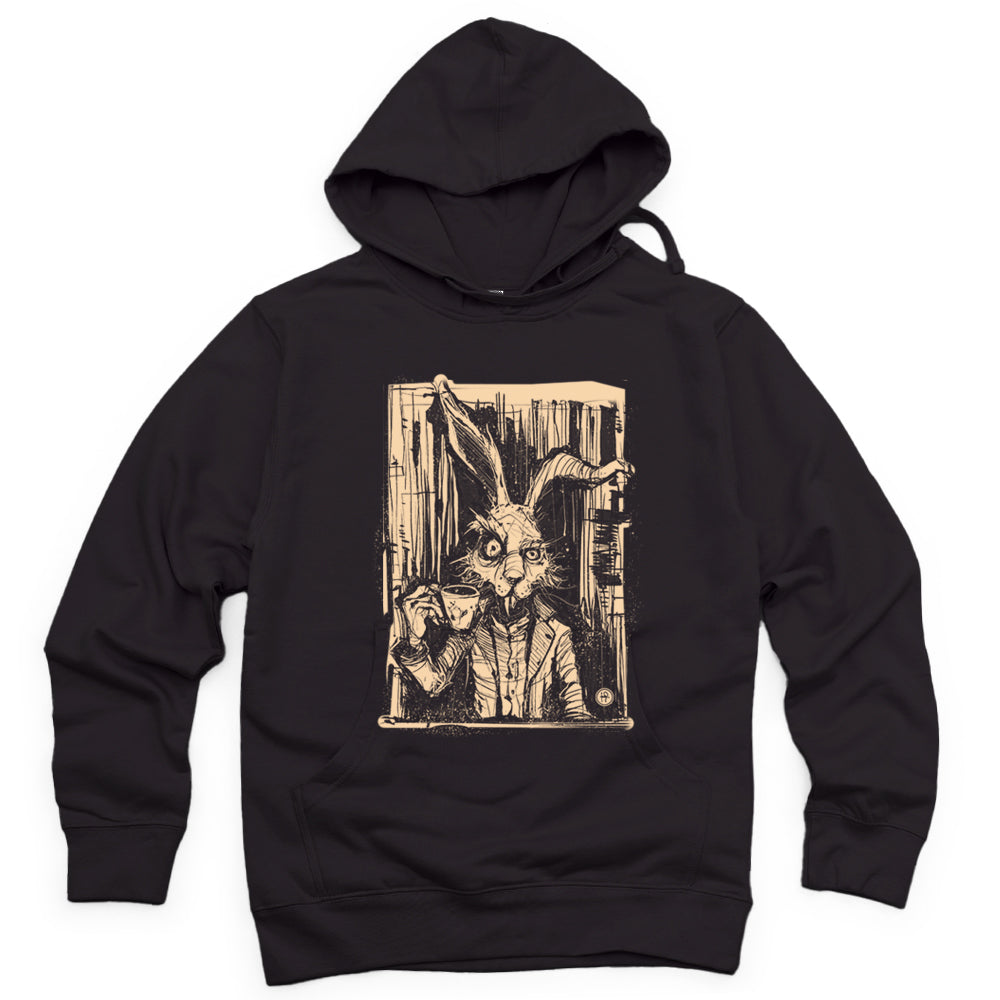 March Hare Tea Time: A Caffeinated Delight Hoodie