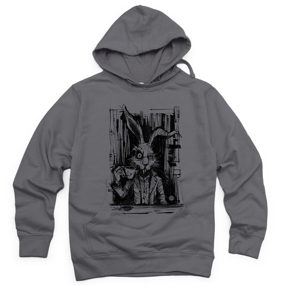 March Hare Tea Time: A Caffeinated Delight Hoodie