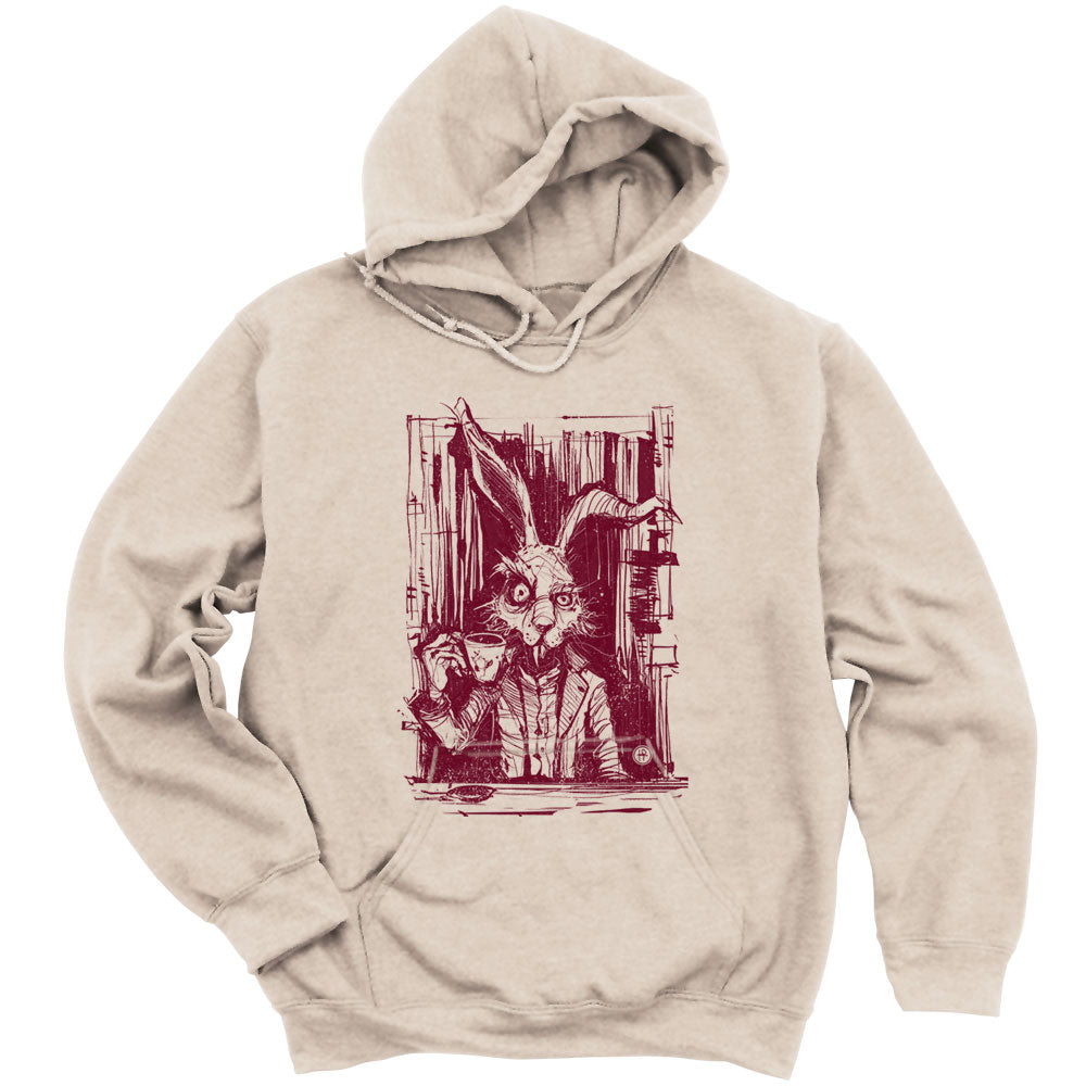 March Hare Tea Time: A Caffeinated Delight Hoodie