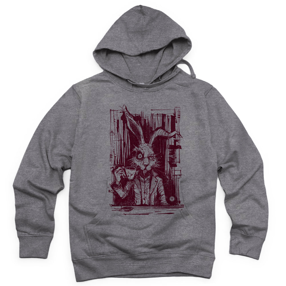 March Hare Tea Time: A Caffeinated Delight Hoodie