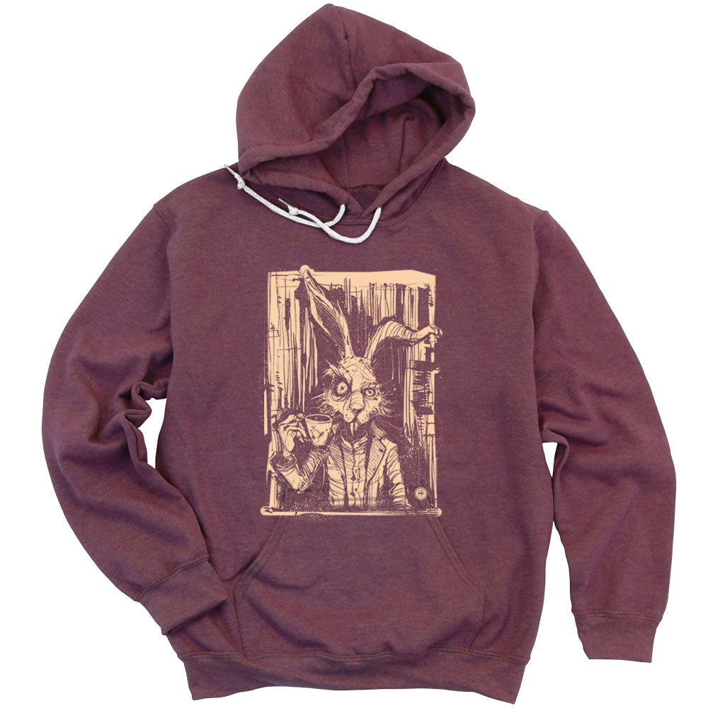 March Hare Tea Time: A Caffeinated Delight Hoodie