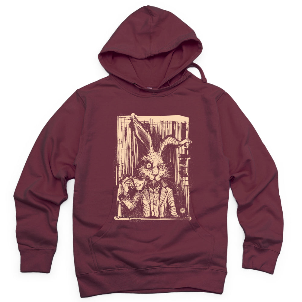 March Hare Tea Time: A Caffeinated Delight Hoodie