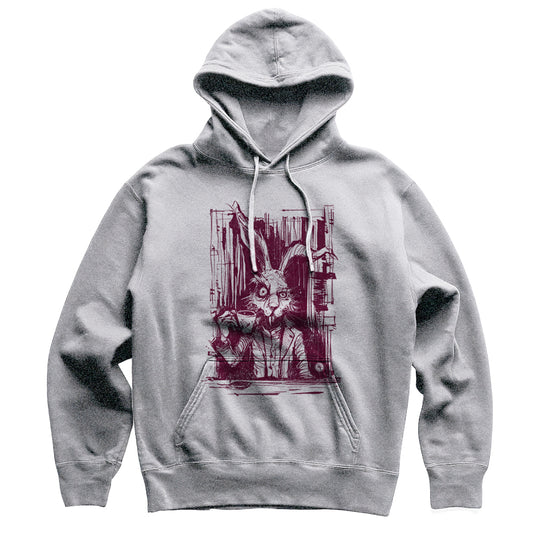 March Hare Tea Time: A Caffeinated Delight Heavyweight Hoodie