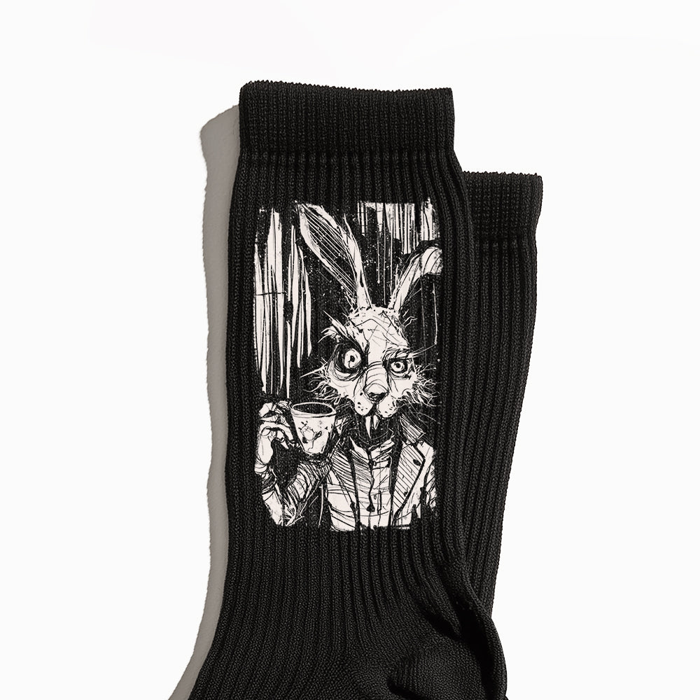 March Hare Tea Time Crew Socks