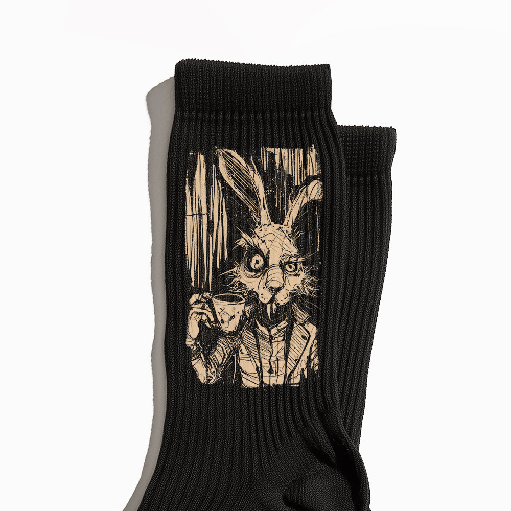 March Hare Tea Time Crew Socks