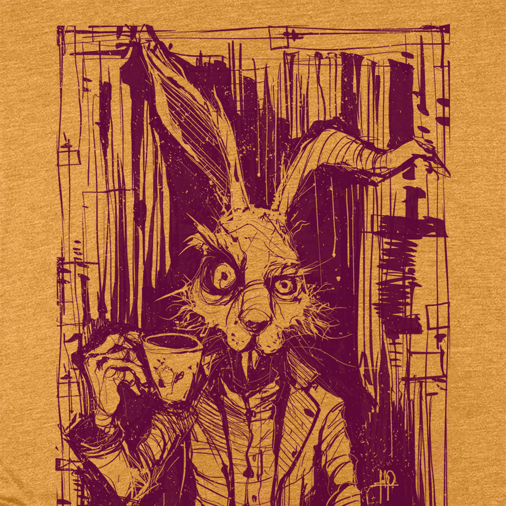 March Hare Tea Time: A Caffeinated Delight T-Shirt