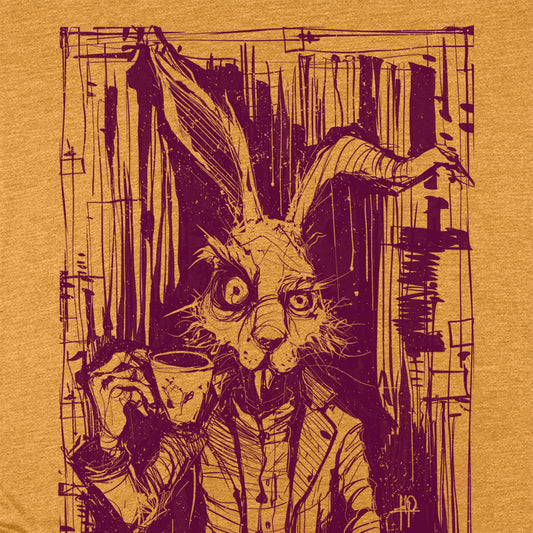 March Hare Tea Time: A Caffeinated Delight T-Shirt
