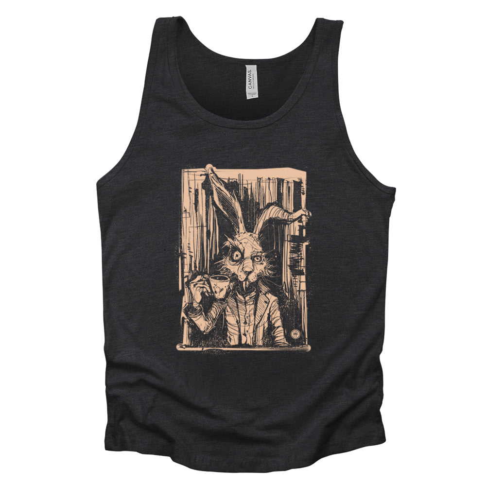March Hare Tea Time: A Caffeinated Delight Tank Top