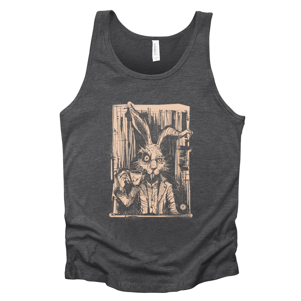 March Hare Tea Time: A Caffeinated Delight Tank Top