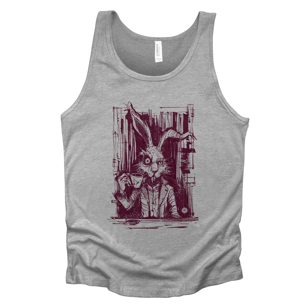 March Hare Tea Time: A Caffeinated Delight Tank Top