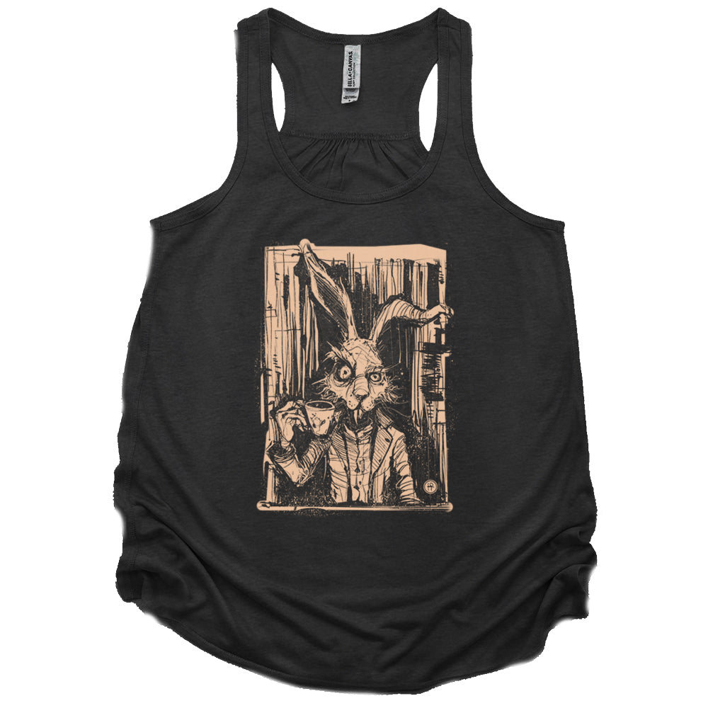 March Hare Tea Time: A Caffeinated Delight Tank Top