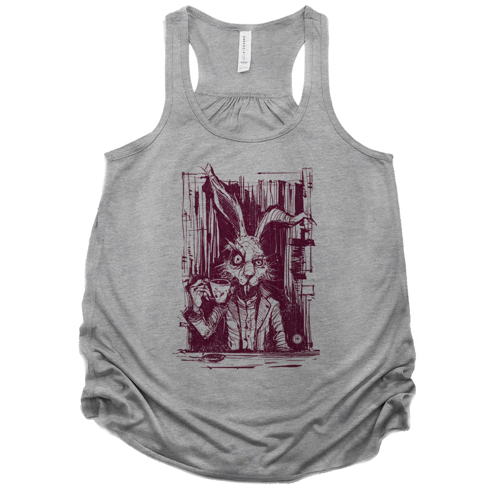 March Hare Tea Time: A Caffeinated Delight Tank Top