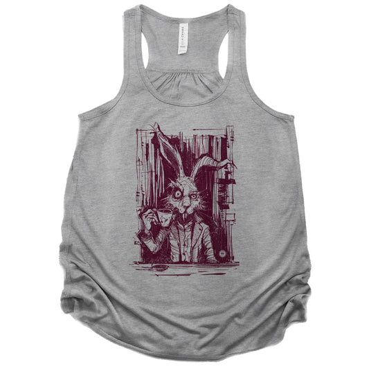March Hare Tea Time: A Caffeinated Delight Tank Top