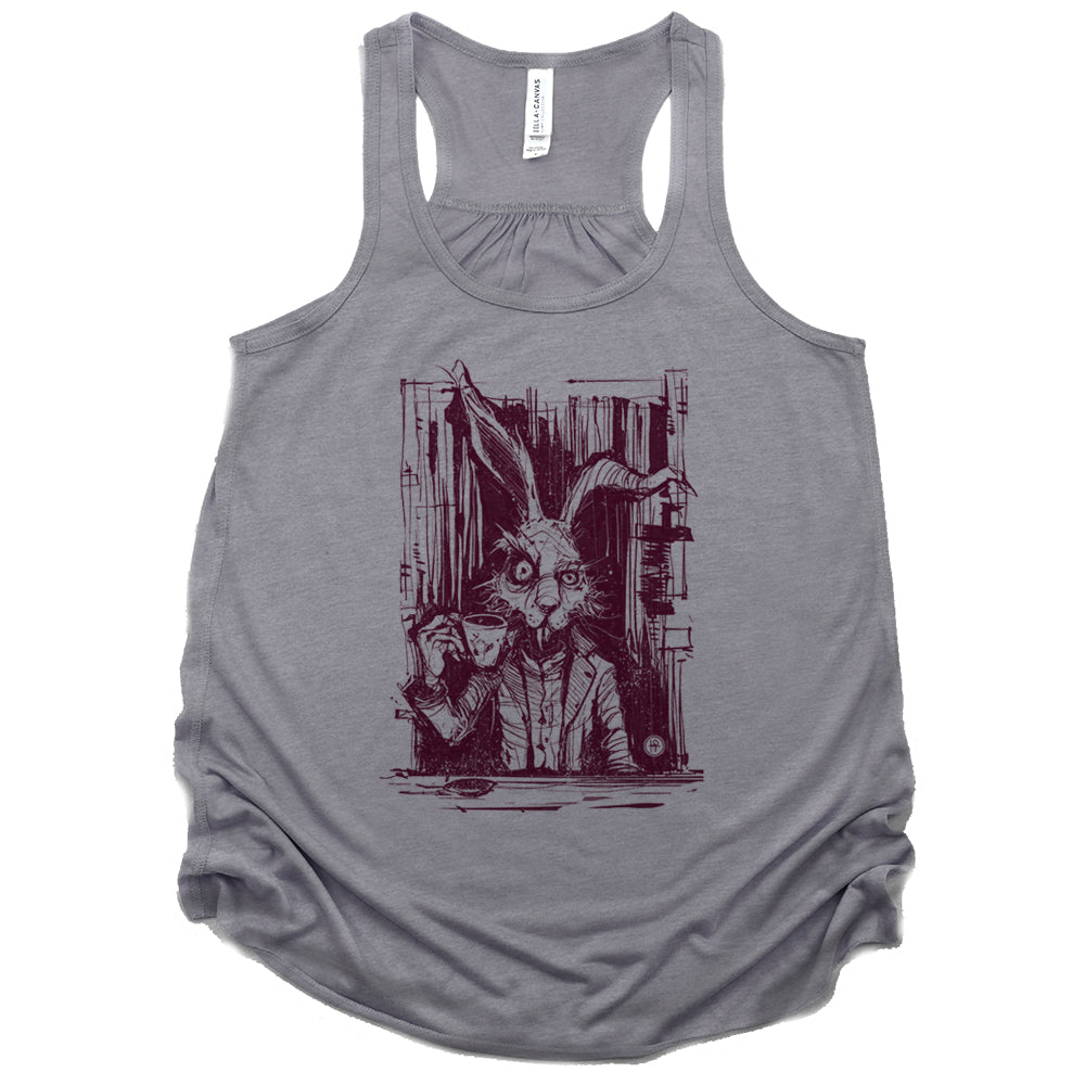 March Hare Tea Time: A Caffeinated Delight Tank Top