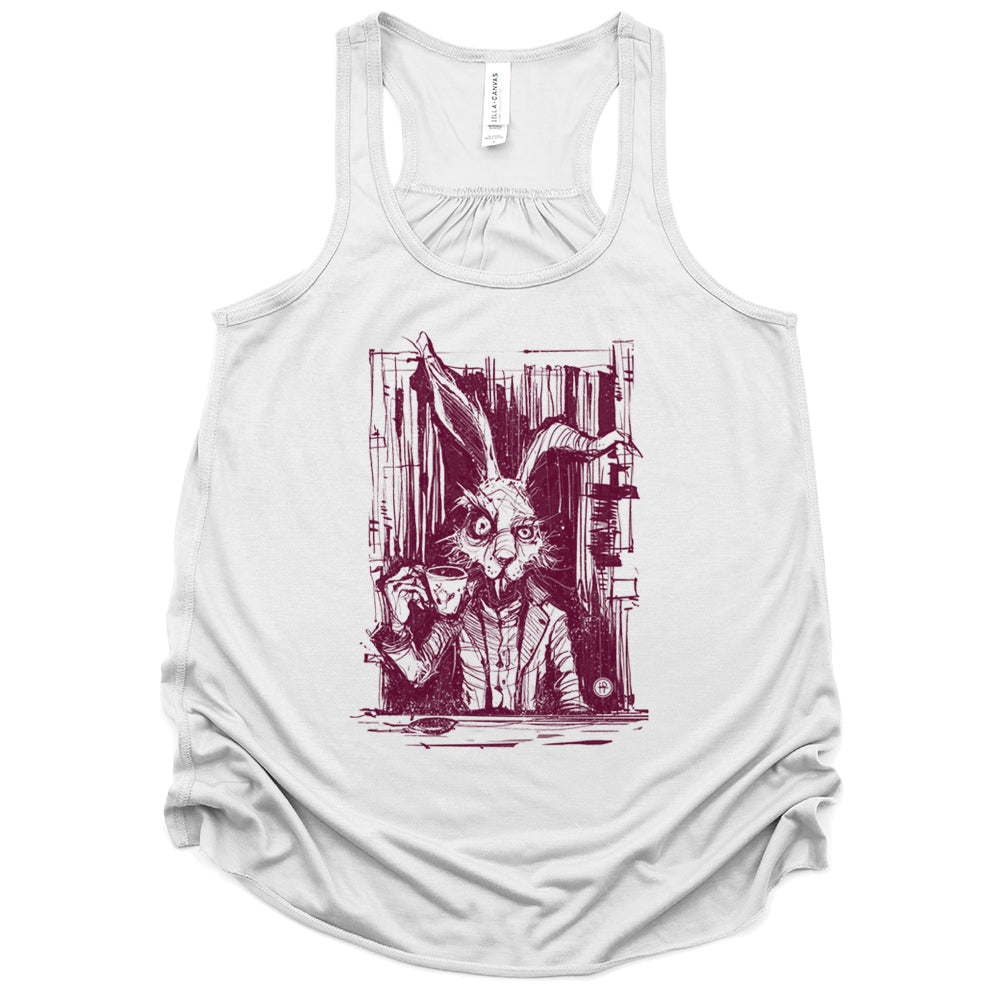 March Hare Tea Time: A Caffeinated Delight Tank Top