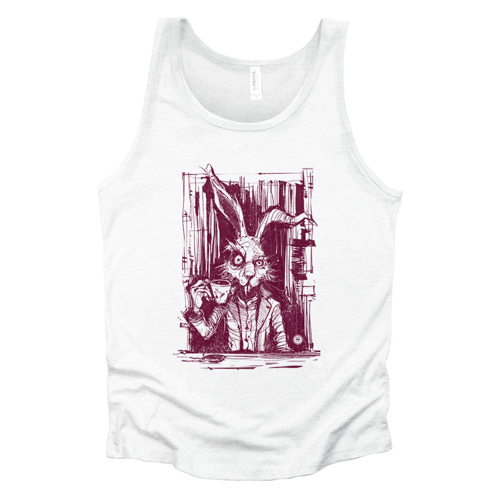 March Hare Tea Time: A Caffeinated Delight Tank Top