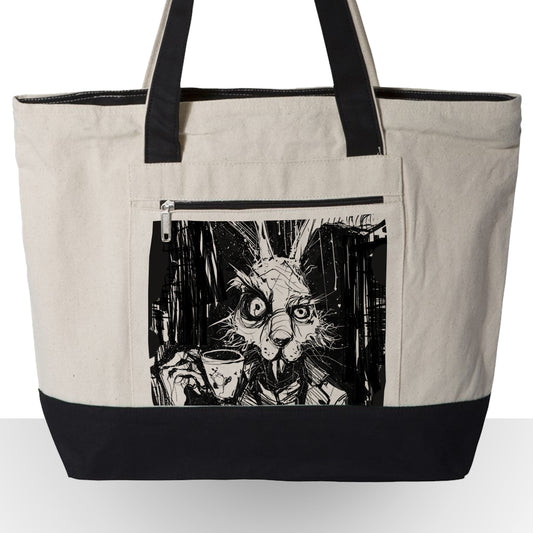March Hare Tea Time: A Caffeinated Delight Tote